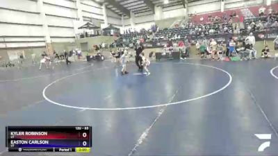 63 lbs Cons. Round 1 - Kyler Robinson, UT vs Easton Carlson, UT