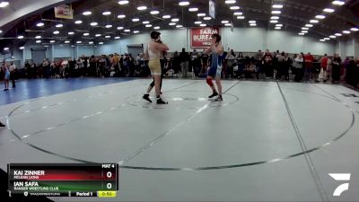 126 lbs Cons. Round 4 - Kai Zinner, McLean Lions vs Ian Safa, Ranger Wrestling Club