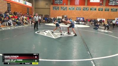 149 lbs Champ. Round 1 - Mario De La Torre, Cerritos College vs David Sypnicki, Santa Rosa College