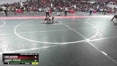 80 lbs Cons. Round 3 - Gabriel Mueller, Rosholt vs Luke Jackson, Winneconne Wolves