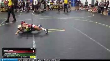 43 lbs Round 1 (6 Team) - Liam Gatt, Backyard Brawlers vs Jaxon Cardinal, The Funky Singlets Teal