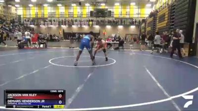 182 lbs Cons. Semi - Jackson Van Kley, Iowa vs DeMaris Henderson Jr, Immortal Athletics WC