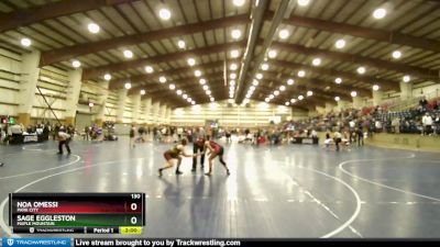 130 lbs Cons. Round 4 - Sage Eggleston, Maple Mountain vs Noa Omessi, Park City