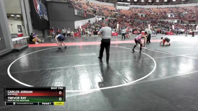 190 lbs Semifinal - Trevor Ray, MGM Silver Spartans vs Carlos Jordan, Bad River