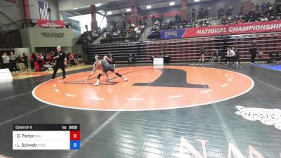 130 lbs Consi Of 4 - Devin Patton, William Penn (Iowa) vs Louisa Schwab, Menlo (Calif.)