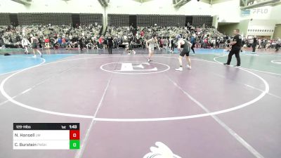 128-H lbs Round Of 32 - Nikito Hansell, Upper Merion vs Charlie Burstein, Port Washington