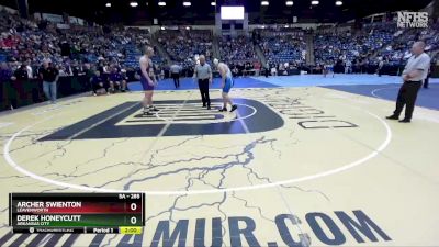 5A - 285 lbs Champ. Round 1 - Derek Honeycutt, Arkansas City vs Archer Swienton, Leavenworth