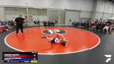 132 lbs Round 3 (6 Team) - Vernon Riggins, Michigan Blue vs Kaedun Goodman, Nebraska