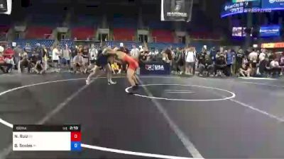 160 lbs Semifinal - Nicco Ruiz, California vs Braeden Scoles, Wisconsin