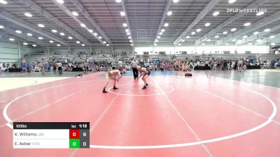 120 lbs Rr Rnd 3 - Kaedyn Williams, LAW Jordan Hunt vs Ethan Asher, Terps Pit Bull W.A.