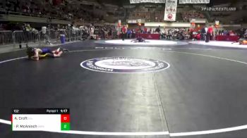 152 lbs Quarterfinal - Preston McAninch, Mad Dawg Wrestling Club vs Andrew Croft, California