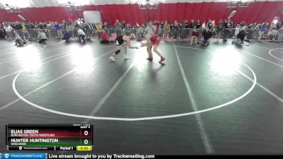 149 lbs Quarterfinal - Hunter Huntington, Wisconsin vs Elias Green, Burlington Youth Wrestling