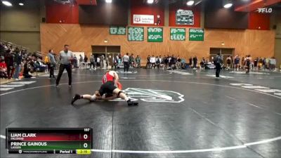 197 lbs Champ. Round 2 - Liam Clark, Palomar vs Prince Gainous, Lassen