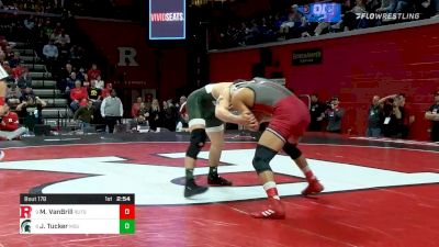 157 lbs Consolation - Michael VanBrill, Rutgers vs Jake Tucker, Michigan State