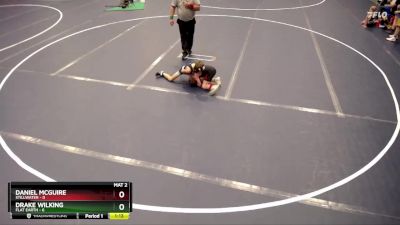 52 lbs Semis & 1st Wrestleback (8 Team) - Daniel McGuire, Stillwater vs Drake Wilking, Flat Earth