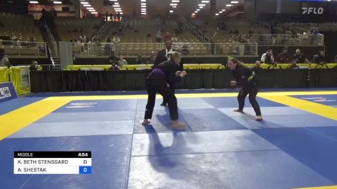 KATIE BETH STENSGARD vs ANNA SHESTAK 2024 Pan Jiu Jitsu IBJJF Championship