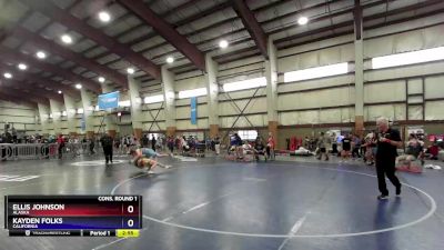 160 lbs Cons. Round 1 - Ellis Johnson, Alaska vs Kayden Folks, California