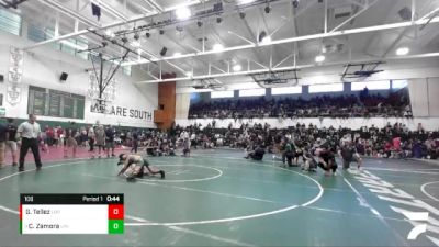 106 lbs Cons. Round 2 - Christian Zamora, University vs Gerardo Tellez, Long Beach Poly