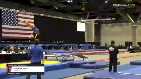 Mabel Murphy - Double Mini Trampoline, DeVeau's - 2021 USA Gymnastics Championships