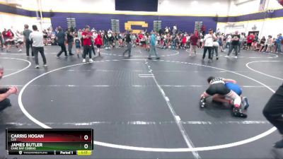 100 lbs Quarterfinal - Carrig Hogan, C2X vs James Butler, Cane Bay Cobras