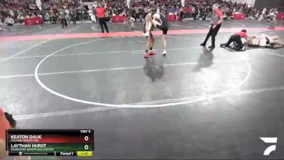 140 lbs Cons. Round 4 - Keaton Dauk, Pulaski Wrestling vs Laythan Hurst, Kaukauna Grappling Ghosts