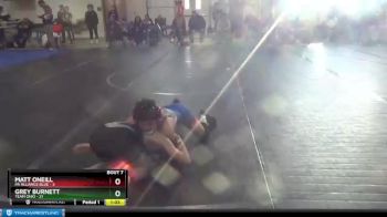 92 lbs Round 3 (6 Team) - Matt Oneill, PA Alliance Blue vs Grey Burnett, Team Ohio