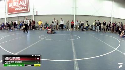 71 lbs Champ. Round 2 - Matthew Cardis, Nova WC vs Leeam Negron, Osprey Wrestling Club