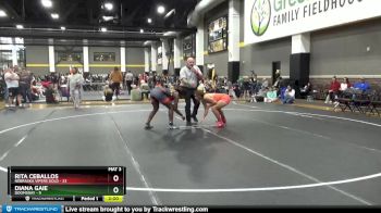 148 lbs Round 3 (6 Team) - Diana Gaie, Doomsday vs Rita Ceballos, Nebraska Vipers Gold
