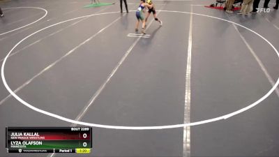 3rd Place Match - Julia Kallal, New Prague Wrestling vs Lyza Olafson, Minnesota