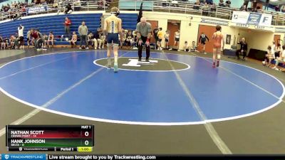 90 lbs Round 3 (4 Team) - Nathan Scott, Crown Point vs Hank Johnson, Delta