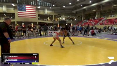 126 lbs Semifinal - Jaylen Burge, CO vs Devon Miller, OK