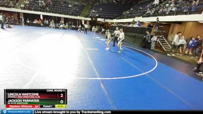 90 lbs Cons. Round 5 - Jackson Parmater, DC Elite Wrestling vs Lincoln Whitcome, Waverly Area Wrestling Club