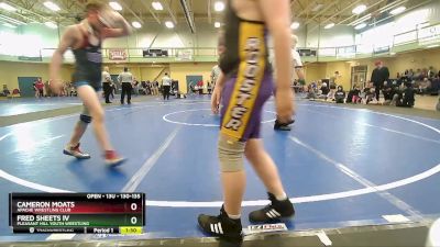 130-135 lbs Round 1 - Cameron Moats, Apache Wrestling Club vs Fred Sheets Iv, Pleasant Hill Youth Wrestling