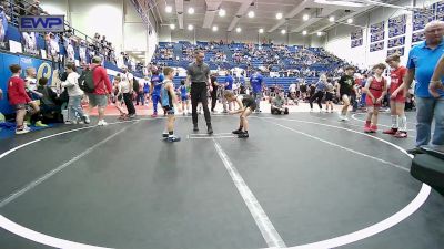 64 lbs Rr Rnd 1 - Kenneth Wright, Clinton Youth Wrestling vs Jackson Griffin, Division Bell Wrestling