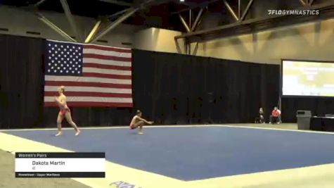 Dakota Martin - Women's Pairs, IE - 2021 USA Gymnastics Championships