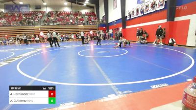 86 lbs Rr Rnd 1 - Jaxon Hernandez, Ponca City vs Adrian Gutierrez, Ponca City