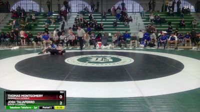 132 lbs Cons. Semi - Josh Taliaferro, Bishop O`Connell vs Thomas Montgomery, Penninsula Catholic