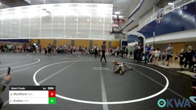 49 lbs Semifinal - John MacMunn, Perry Wrestling Academy vs Liam Avalos, Standfast