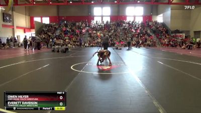 50 lbs 3rd Place Match - Everett Davidson, Tennessee Valley Wrestling vs Owen Hilyer, Fort Payne Youth Wrestling