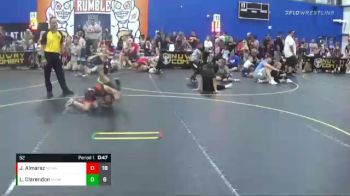 52 lbs Round 2 (6 Team) - Jair Almaraz, No Escape Wrestling Academy vs Logan Clarendon, Midwest Xtreme Wrestling