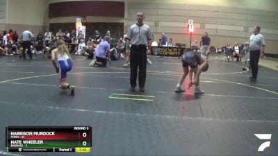 125 lbs Round 3 (6 Team) - Harrison Murdock, POWA vs Nate Wheeler, BadBass