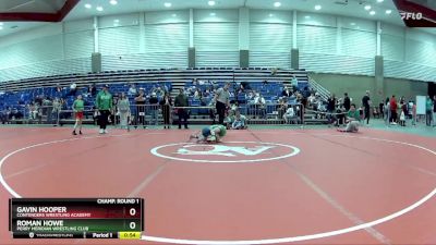 63 lbs Cons. Round 4 - Gavin Hooper, Contenders Wrestling Academy vs Roman Howe, Perry Meridian Wrestling Club