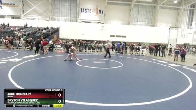 70 lbs Cons. Round 3 - Bryson Velasquez, Warrior Warehouse Wrestling vs Jake Donnelly, NWAA