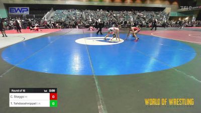 115 lbs Round Of 16 - Cael Staggs, Nevada Elite vs Talon Tahdooahnippah, Elgin Wrestling