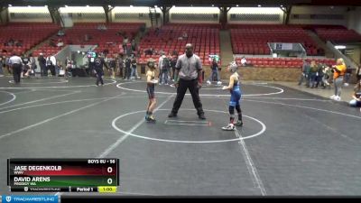 56 lbs Cons. Semi - David Arens, Prodigy WA vs Jase Degenkolb, WWV