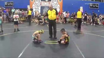 41 lbs Quarterfinals (8 Team) - Madilyn McHawes, Lead Miners vs Weston Olvera, Funky Fire
