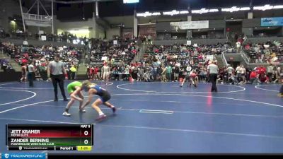 90 lbs Champ. Round 2 - Jett Kramer, Moyer Elite vs Zander Berning, Powerhouse Wrestling Club