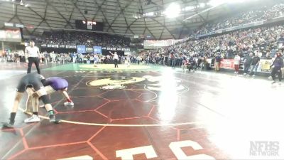 4A 106 lbs Champ. Round 1 - Ian Garza, Moses Lake vs Ahmad Banishamsa, Lake Stevens