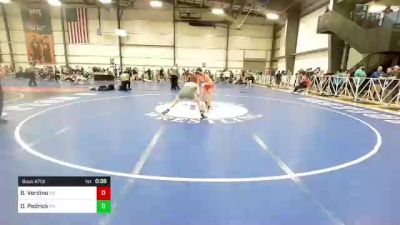 120 lbs Consi Of 32 #2 - Blaise Verdino, NJ vs Dalton Pedrick, PA