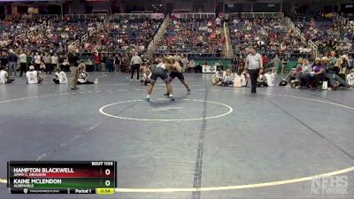 1A 190 lbs Cons. Semi - Kaine Mclendon, Albemarle vs Hampton Blackwell, Jimmy C. Draughn